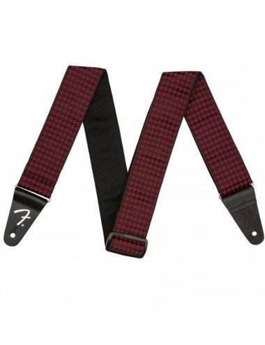 Fender Houndstooth Strap Red