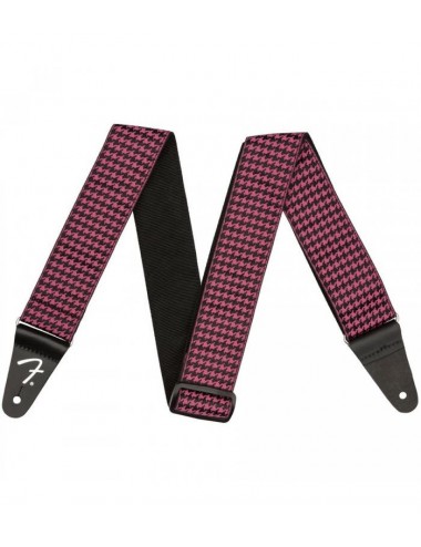 Fender Houndstooth Strap Pink