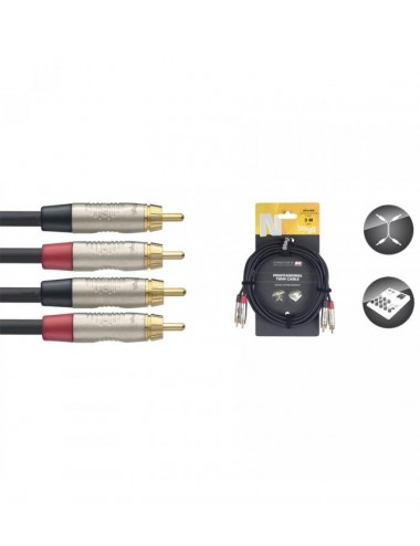 Stagg Twin RCA/RCA 3m