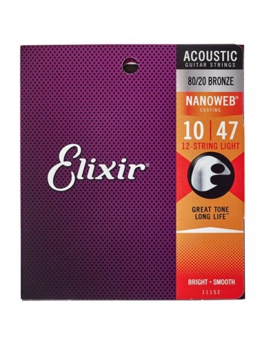 Elixir Nanoweb Light 12...