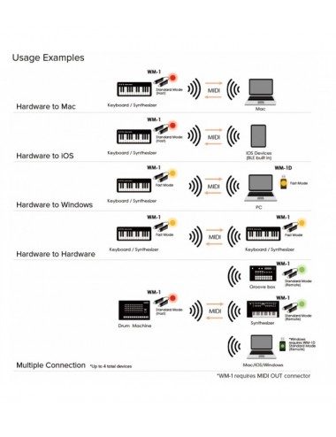 Roland WM-1D Wireless MIDI USB