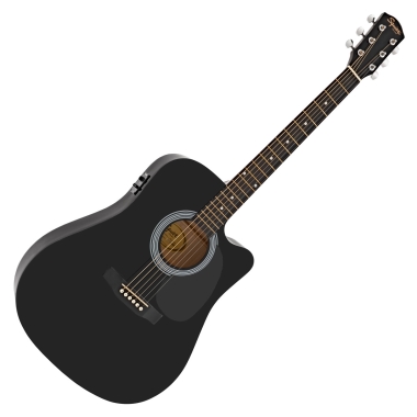 Fender Squier SA-105CE BK