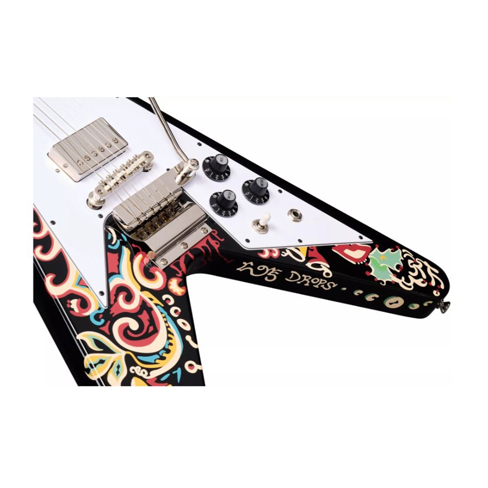 Epiphone Jimi Hendrix 'Love Drops' Flying V EB