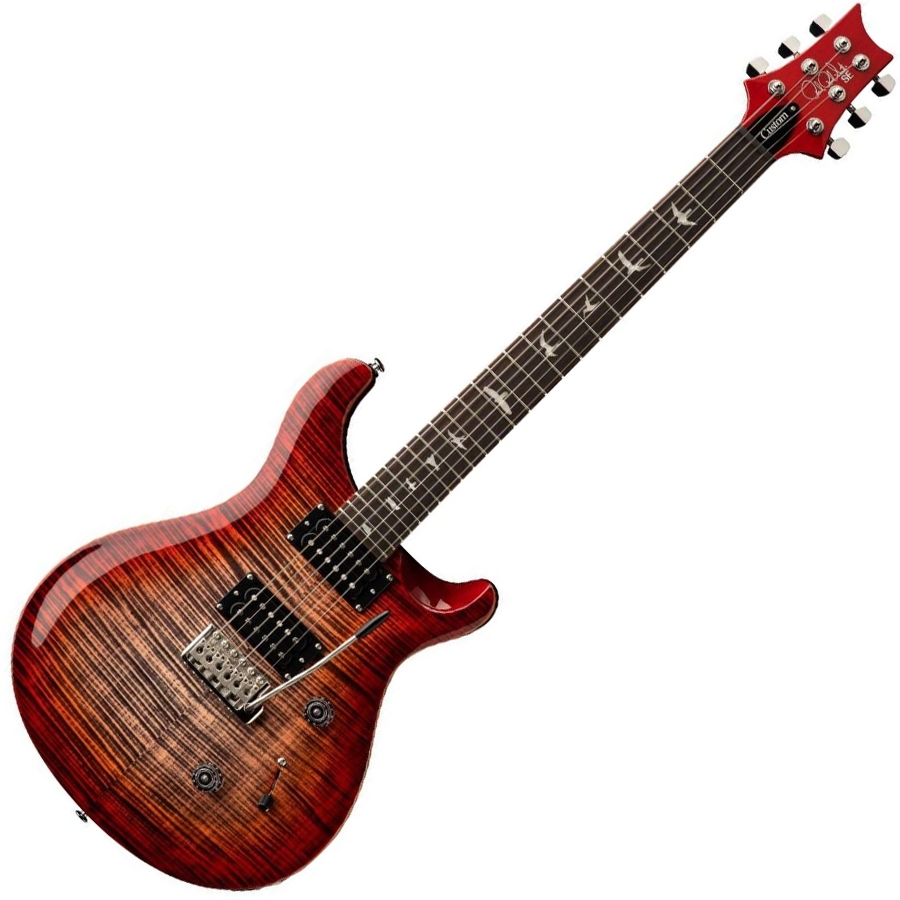 PRS SE Custom 24 Orange Tiger Smokeburst Limited