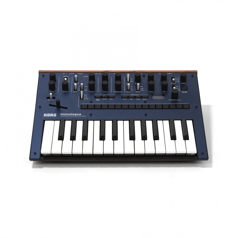 KORG monologue ブルー KORG monologue Monophonic Analog Synthesizer Blue | Music & Arts
