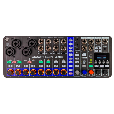 Zoom LiveTrak L6max