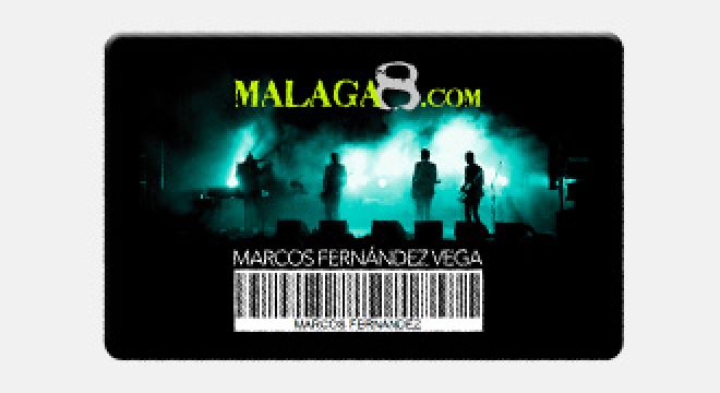 Consigue tu tarjeta de cliente Malaga8