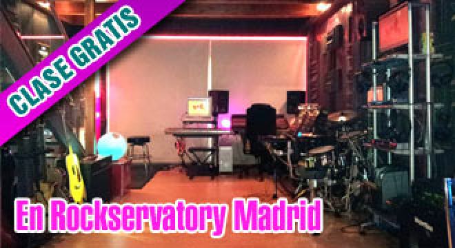 Clase gratis en el Rockservatory Madrid